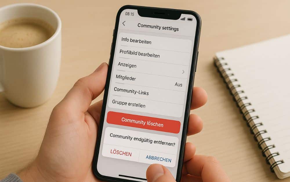 WhatsApp-Community löschen: Schritt-für-Schritt-Anleitung